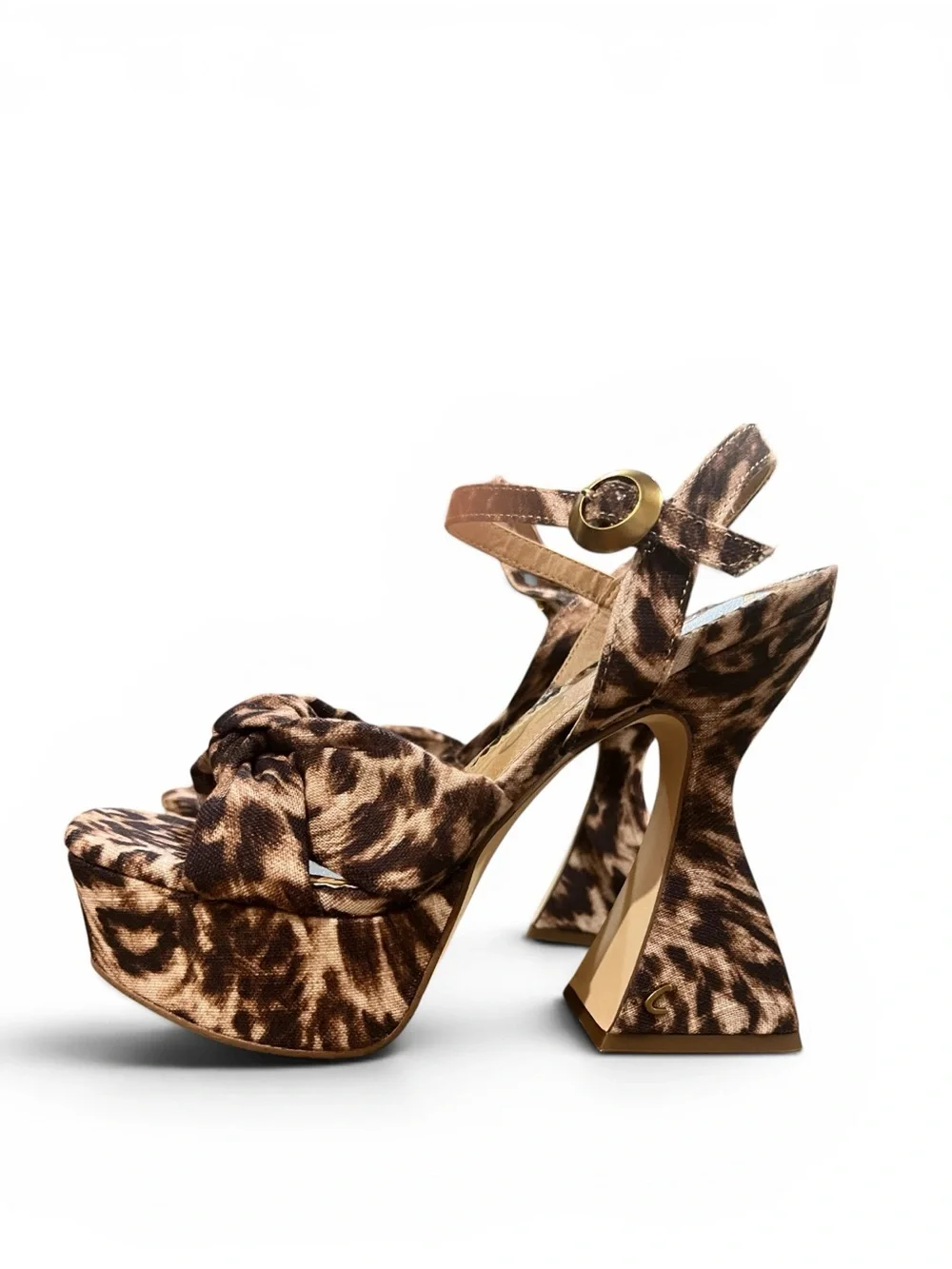 Circus NY Audrea Leopard Print Platform Sandals Size 8 NWT Statement Heels